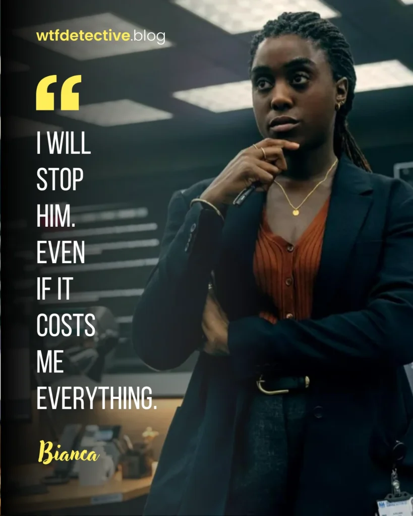 The Day of the Jackal 2024 series quotes,  Bianca Pullman quotes, Lashana Lynch 2024 quotes