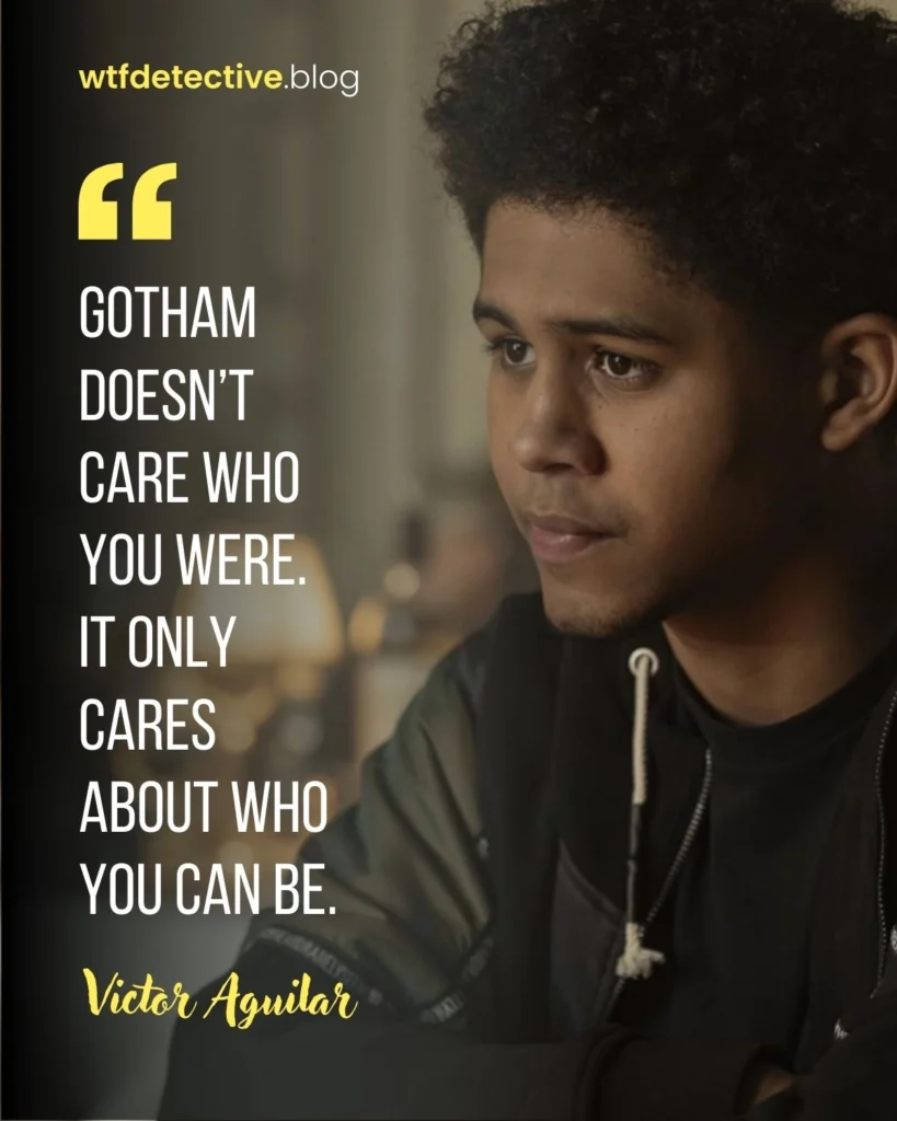 Victor Aguilar quotes, Victor Aguilar the penguin hbo,Victor Aguilar lines and dialogues, rhenzy feliz 2024 quote, rhenzy feliz hbo lines, gotham doesnt care