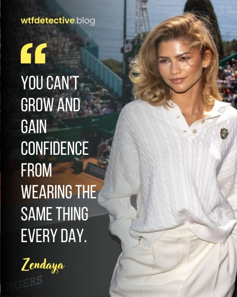 Zendaya quotes on mental health, happiness, and friendship, zendaya confident quote
