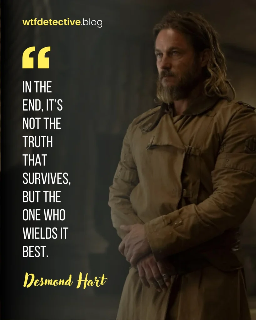 dune prophecy series quote, dune 2024 quote, dune series quote,  travis fimmel 2024 quote, desmond hart quotes, truth survives