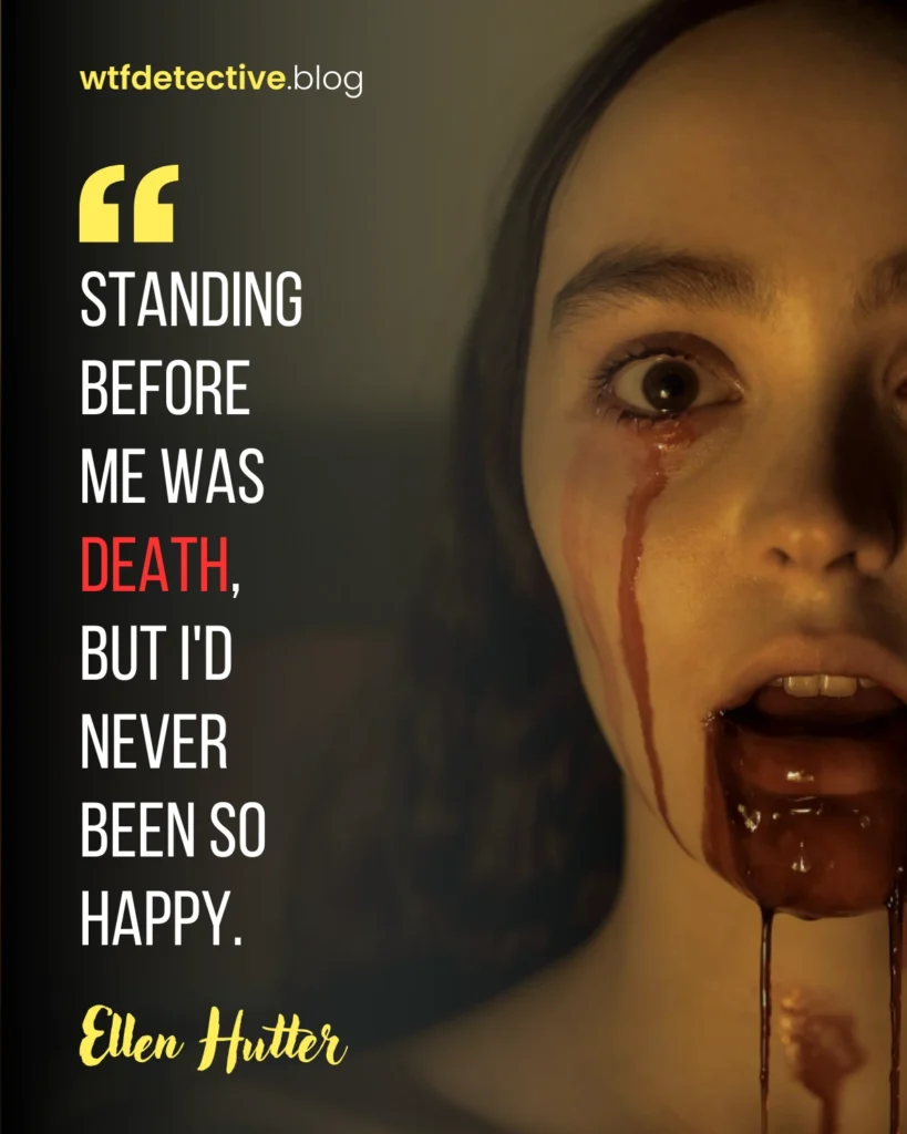 ellen hutter quotes, nosferatu 2024 movie quote, lines, dialogues, lily rose depp 2024, standing before death quote