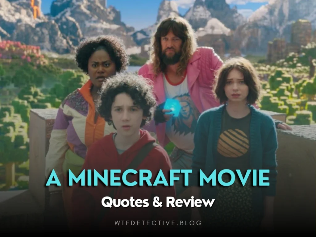 minecraft movie quotes, 2025 jason momoa