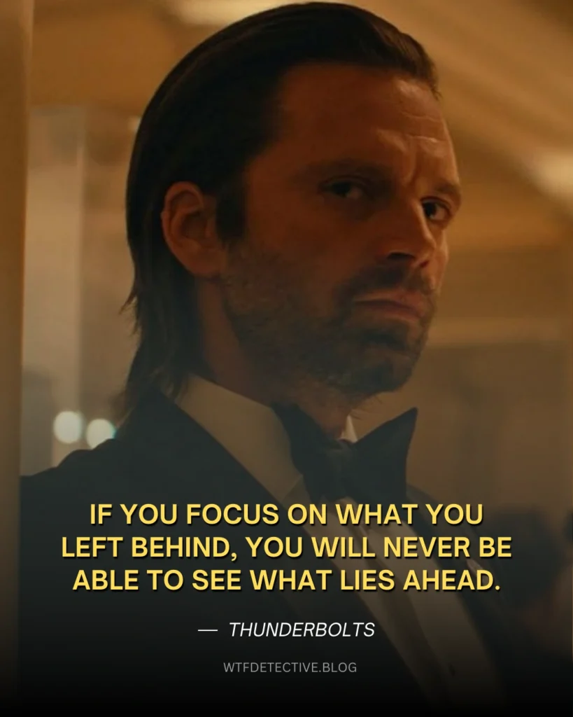 Thunderbolts* (2025) Quotes & Our Take Sebastian Stan in Thunderbolts* (2025), Thunderbolts* Quotes, bucky quote