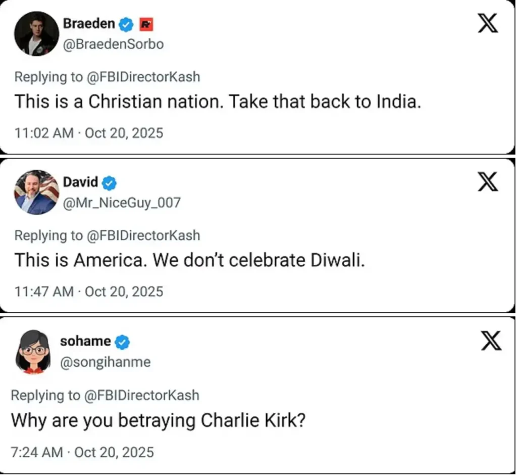 “Go back to India” — Kash Patel and Vivek Ramaswamy get hit with a brutal MAGA reality check “Go back to India” — Kash Patel and Vivek Ramaswamy get hit with a brutal MAGA reality check