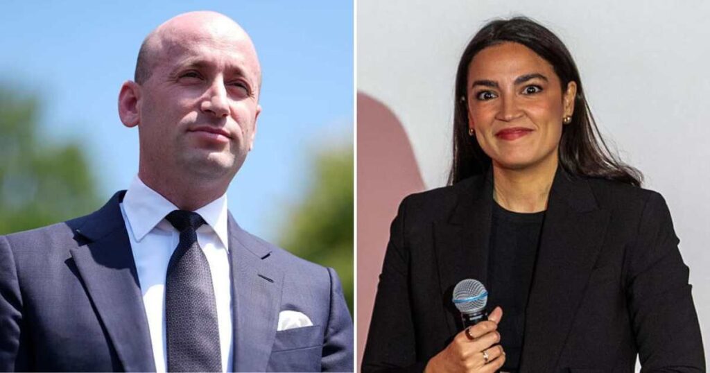 ‘OMFG! I am crying!’ — AOC can’t believe Fox actually played her Stephen Miller takedown right in his face