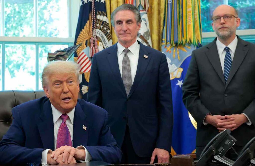 Trump caught openly embraces Project 2025, the same plan he kept denying while campaigning