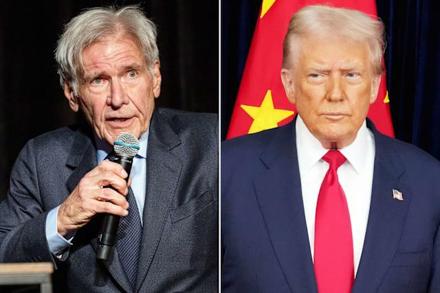“Trump’s not a leader — he’s a criminal,” says Harrison Ford, calling him the most corrupt figure in U.S. history