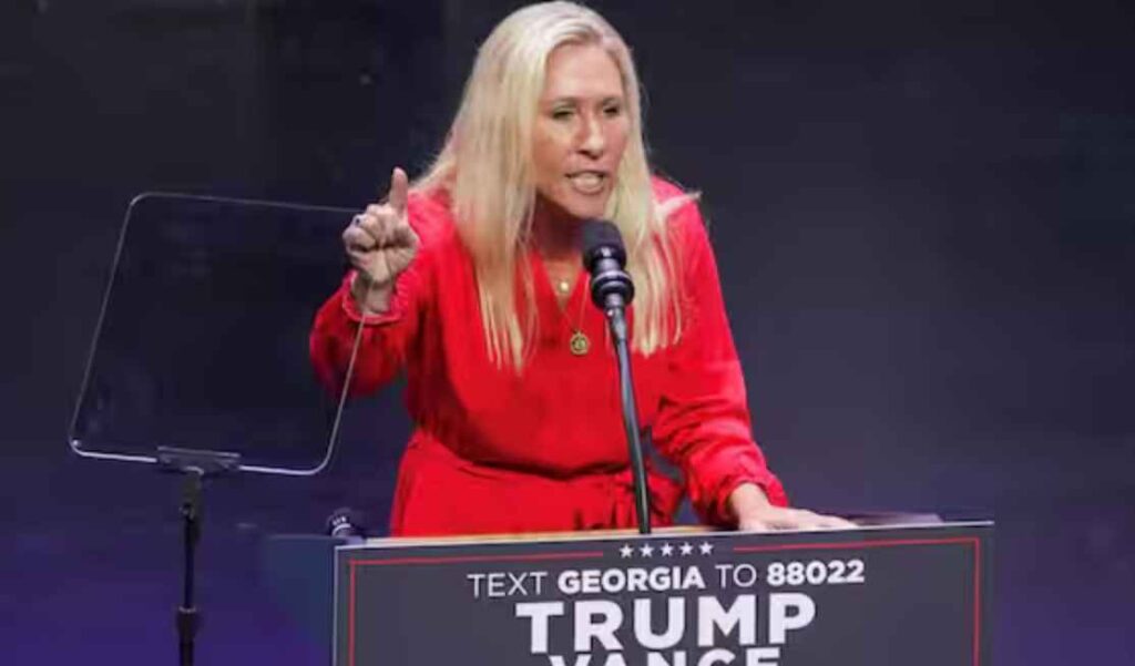 “He will stop at nothing”: MTG says her life is at risk over the Epstein file release and accuses Trump of trying to silence her