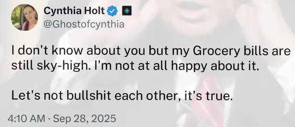 “I didn’t think it’d be this bad”: Trump supporter stunned by grocery bill after bragging they’d pay more 'gladly'