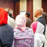 Trump officials create chaos by pulling immigrants out of the citizenship line moments before pledging allegiance Trump officials create chaos by pulling immigrants out of the citizenship line moments before pledging allegiance