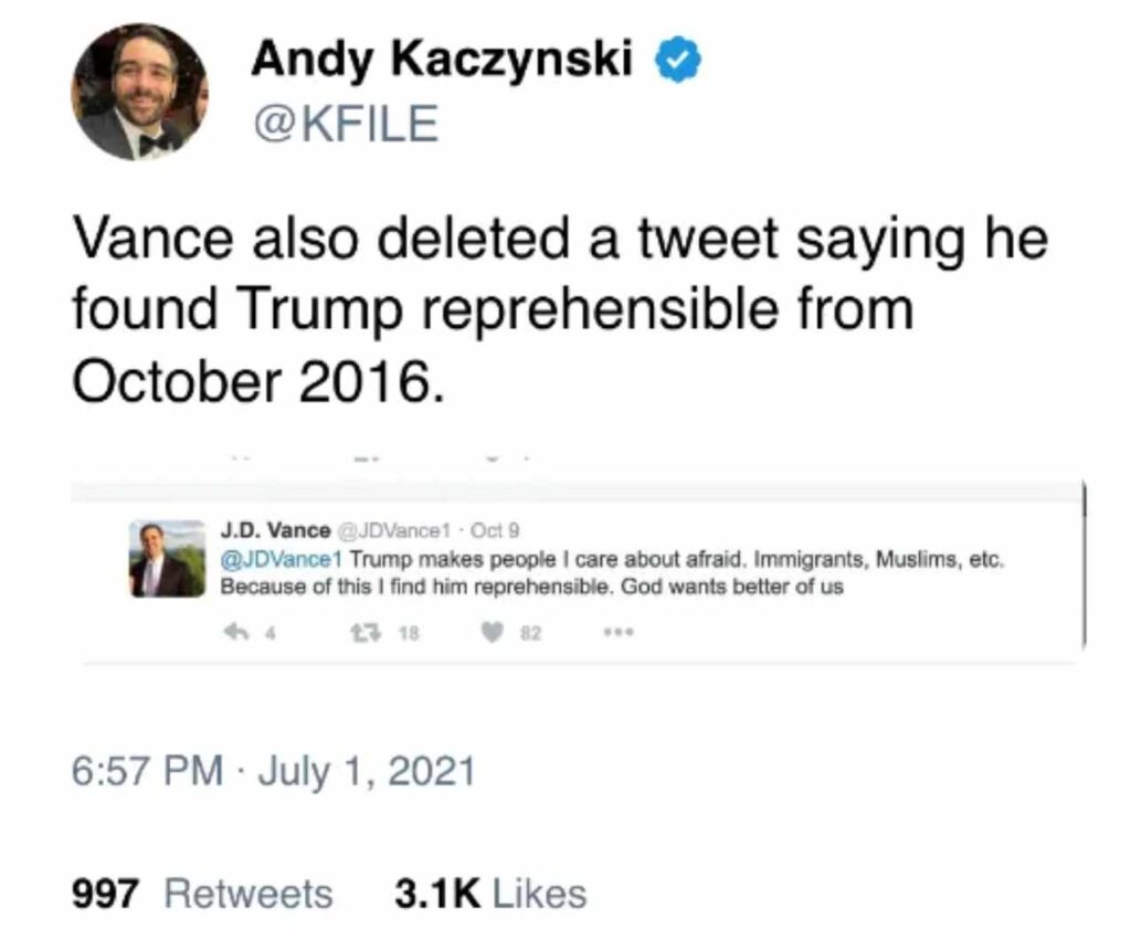 “Trump makes people afraid”: JD Vance’s pre-MAGA posts are resurfacing now, exposing his massive reversal and sparking fury “Trump makes people afraid”: JD Vance’s pre-MAGA posts are resurfacing now, exposing his massive reversal and sparking fury