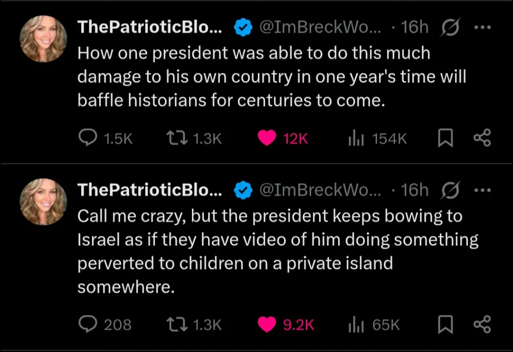 MAGA women who once insisted Trump wasn’t in the Epstein files now say foreign forces are using them to blackmail him MAGA women who once insisted Trump wasn’t in the Epstein files now say foreign forces are using them to blackmail him