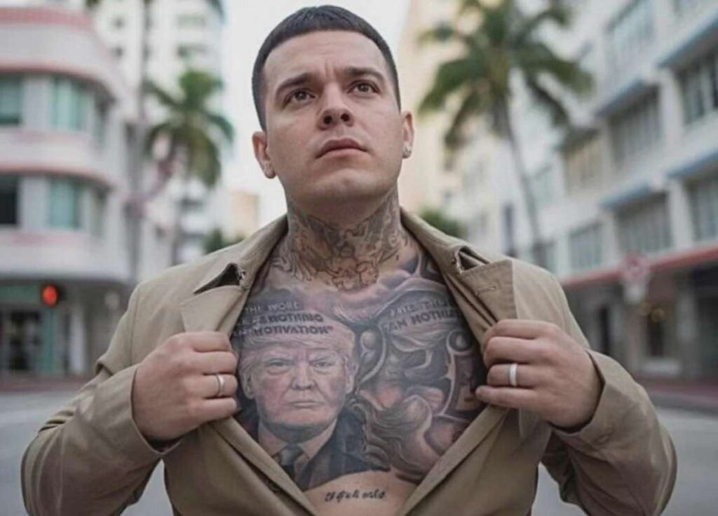 “Trump will come through,” insists Cuban-born Miami podcaster with full-body Trump tattoos while ICE prepares deportation