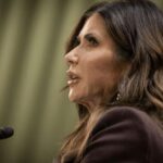 “Effing Embarrassing” Kristi Noem Keeps Speaking At Event Completely Unaware Trump Just Fired Her