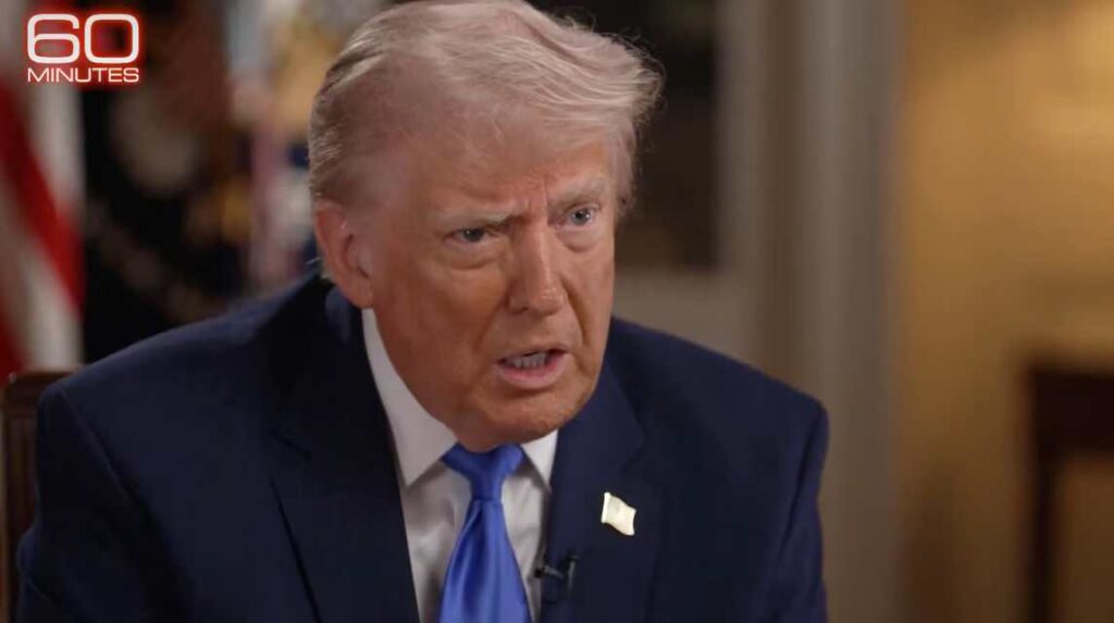 Trump lashes out on live TV, then repeatedly says “I am not a pedophile” as ‘60 Minutes’ anchor confronts him