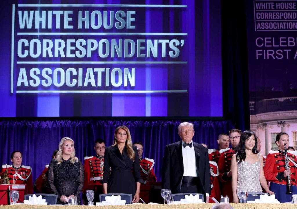 “This didn’t age well”: internet reacts after Karoline Leavitt’s “shots fired tonight” comment resurfaces following Trump dinner scare