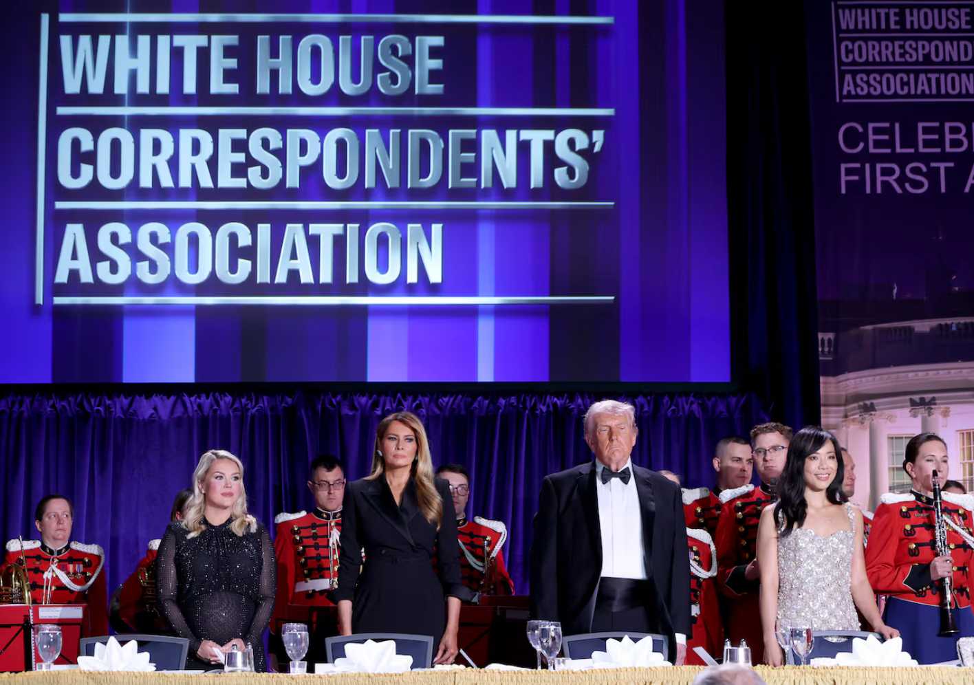 “This didn’t age well”: internet reacts after Karoline Leavitt’s “shots fired tonight” comment resurfaces following Trump dinner scare