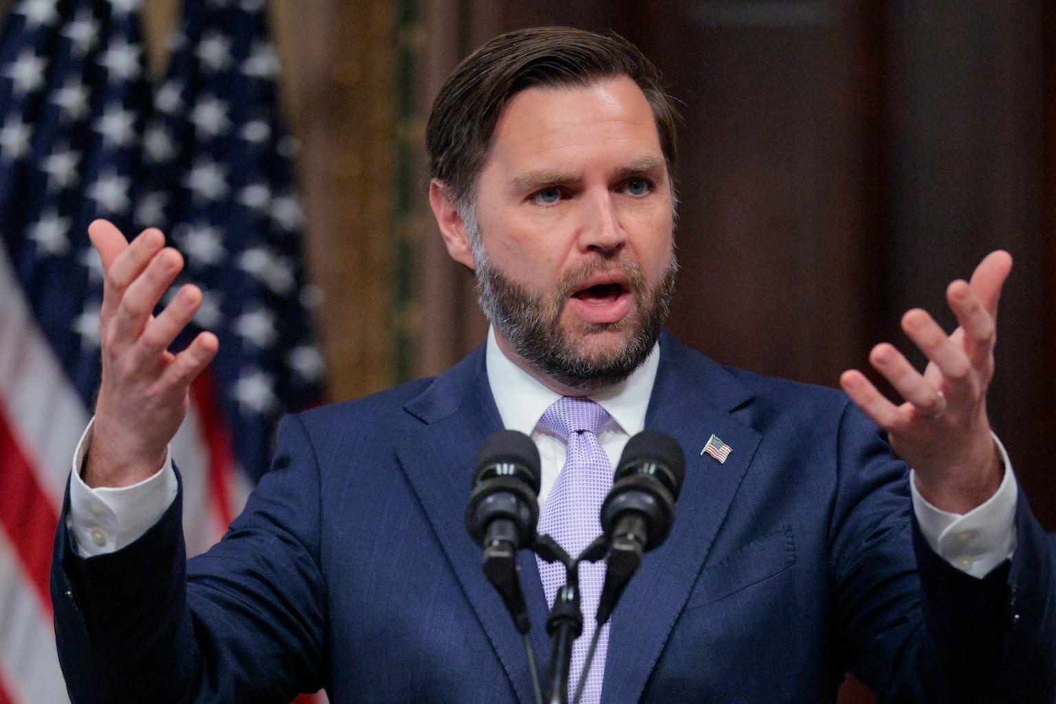 JD Vance insists Donald Trump never said “he doesn’t care about Americans” — unfortunately for him, there’s video