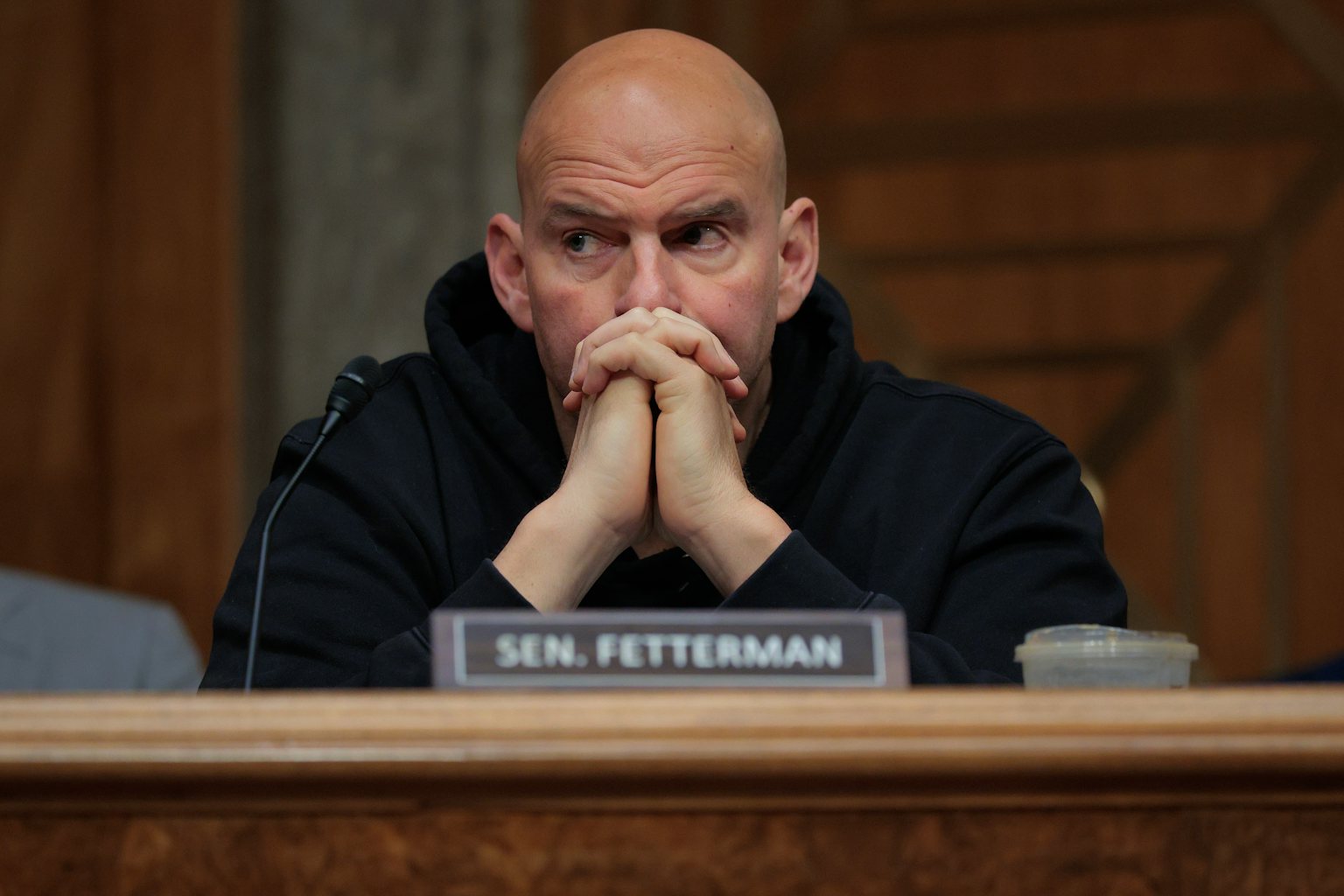 John Fetterman single-handedly tanks Senate effort to rein Donald Trump in on Iran after becoming lone Democrat to side with Republicans  